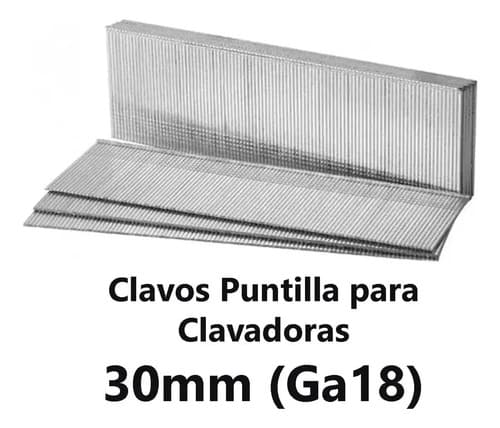 Clavos Para Clavadora 30mm Caja X 5000 Clavos 1 Mm 3 Cm