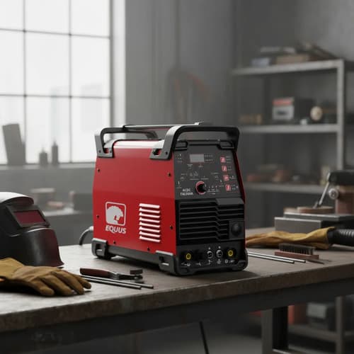 Soldadora Tig Acdc 220v Equus 24 Meses De Garantia Rojo