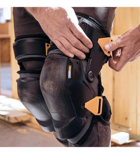 Rodilleras Protectoras Specialishigh Foamfit Toughbuilt, Color T, Negras, Talla Única Negro Único