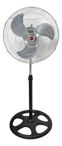 Ventilador Metálico 3 En 1 Casino G1808 De 18  Con Oscilación Y 3 Velocidades 45.72 Cm 50hz Plateado Metal