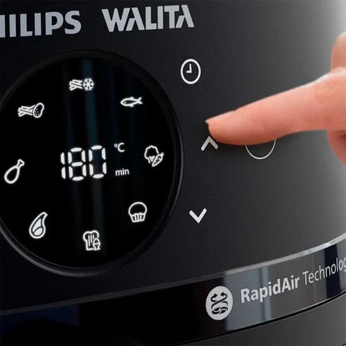 Freidora De Aire Philips Na220/00 1500w Capacidad 4,2lts Negro