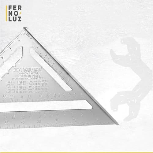 Escuadra De Aluminio Truper 12¨ Ideal Yesero Et-12a - Fc