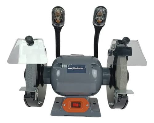 Amoladora De Banco 8 550w Gladiator Naranja 50hz