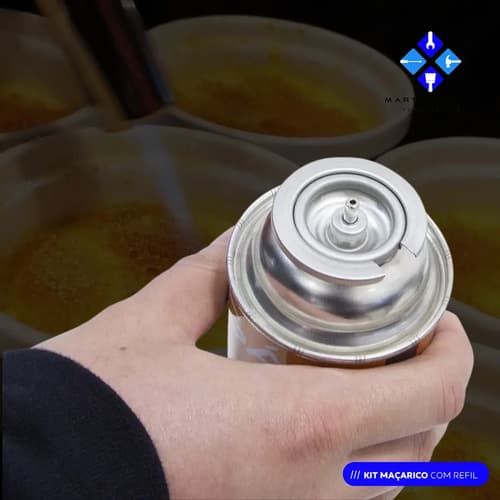 Pack De 4 Cartuchos De Gas Martinaword Para Antorcha Culinaria Y Estufa De Camping