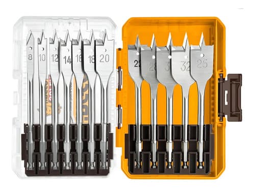 Set De 12 Brocas Planas Para Madera Ingco (8-32) Akdl1206