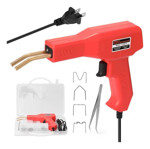Pistola De Soldadura De Plástico Reparación De Parachoques Rojo