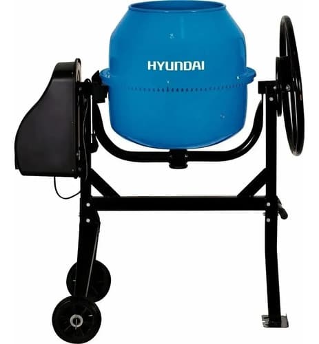Hormigonera Mezcladora Hyundai 650w, 180 Litros, Volante