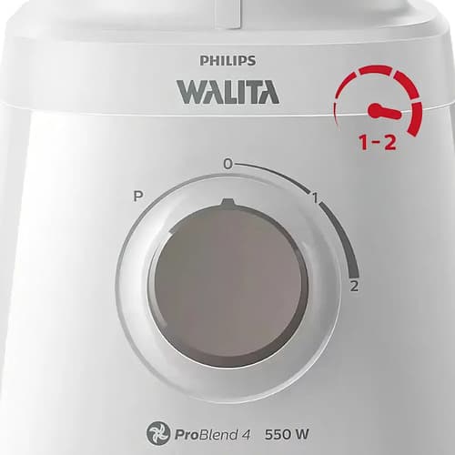Licuadora Philips Daily Collection Hr2129 1.5 lts Blanca Color Blanco