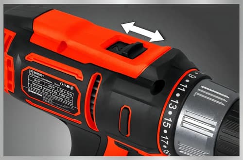 Taladro Atornillador Eléctrico De 13mm Dowen Pagio 9993801 400w Con Caja De Cartón 50 Naranja 50 Hz