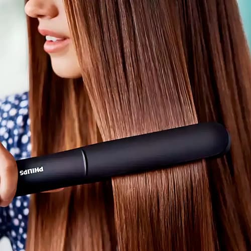 Planchita De Pelo Philips Straightcare Essential Bhs376_00 Bhs376/00 Negra Negro