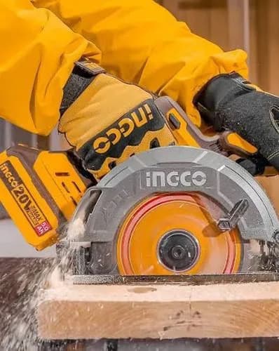 Sierra Circular A Bateria 20v Bateria P20s 165mm Brushless Motor Sin Carg Sin Bat Ingco Naranja