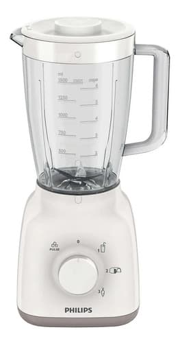 Licuadora Philips Daily Collection Hr2125 1.5 L Blanca Con Jarra De San Blanco