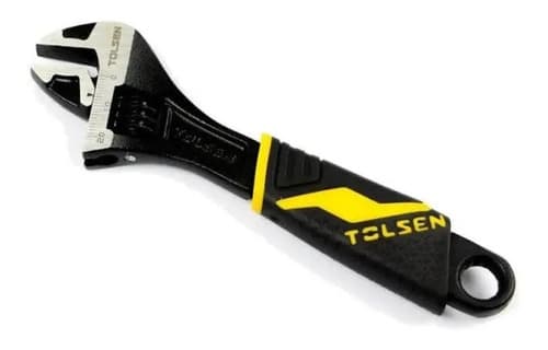 Llave Ajustable Mango Plastico 300 Mm 12 Tolsen 15311