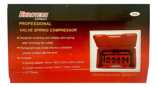 Prensa Extractor Valvulas + Kit Esmerilador | Eurotech