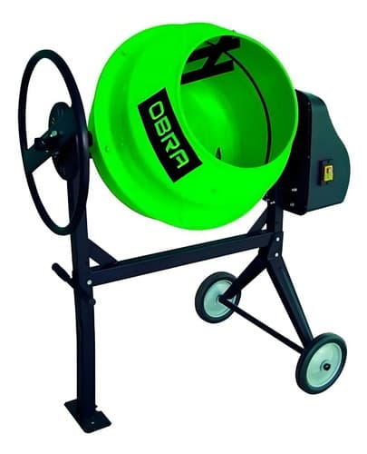 Mezcladora De Hormigón Obra 73l 350w Modelo Mc873/25 Verde Claro