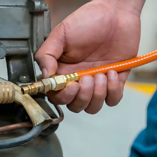Manguera Compresor Aire 300 Psi 1/4'' 5 Metros Truper 19013 Color Naranja