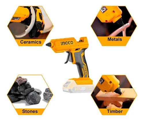 Kit Pistolas De Calor Y Silicona Eléctrica E Inalámbrica 4ah