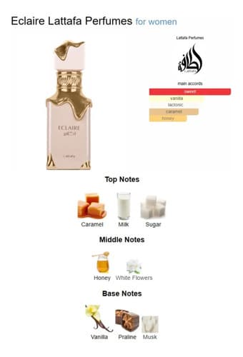 Perfume Lattafa Eclaire Eau De Parfum 100ml Mujer