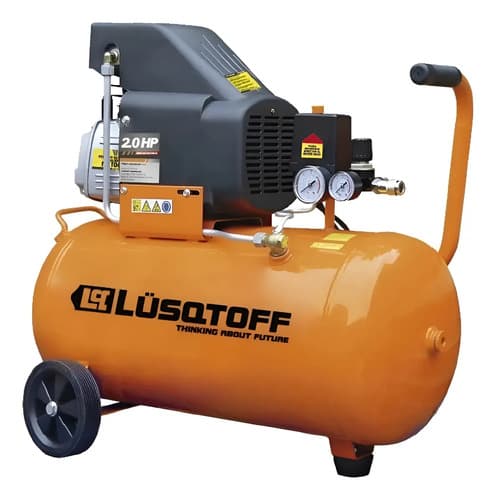 Compresor De Aire Eléctrico Portátil Lüsqtoff Lc-2025bk 25l Naranja 50 Hz