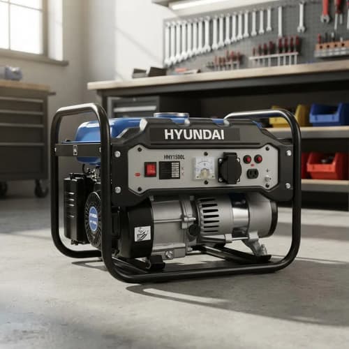 Generador Hyundai Hhy1500l 1.2kw 1200w 12 Meses Garantia