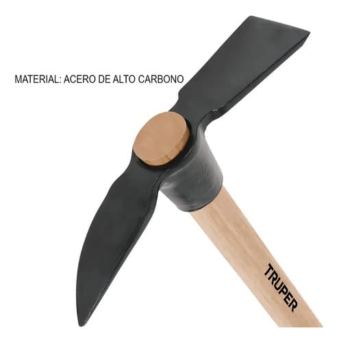 Escardillo Punta Y Pala Cabo Madera 14'' Truper Tja-2