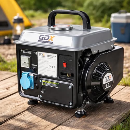 Generador Nafta 2 Tiempos 63cc 600 Watts 2hp Gdx