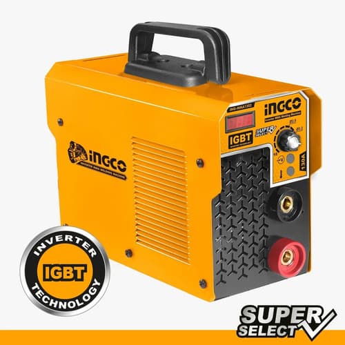 Soldadora Electrica Inverter Ingco 130amp Compacta Mma1302 Amarillo