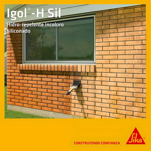 Sika Impermeabilizante Ladrillos Incoloro Igol-h-sil 5lt Brillante