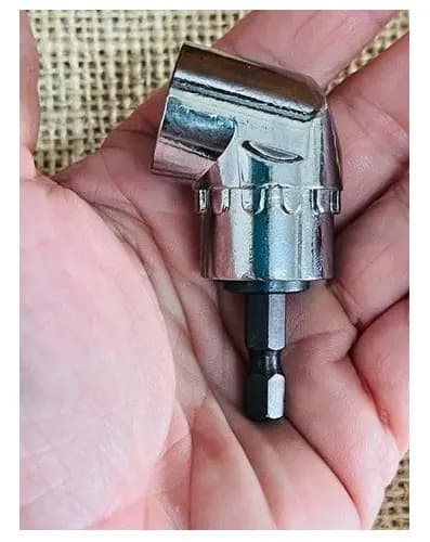 Adaptador Angular Magnético Atopy 105 Grados 1/4 Para Taladros Y Destornilladores