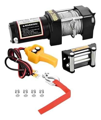 Malacate Eléctrico Sacapeludo 12v 1133kg Equus Gkewp25c