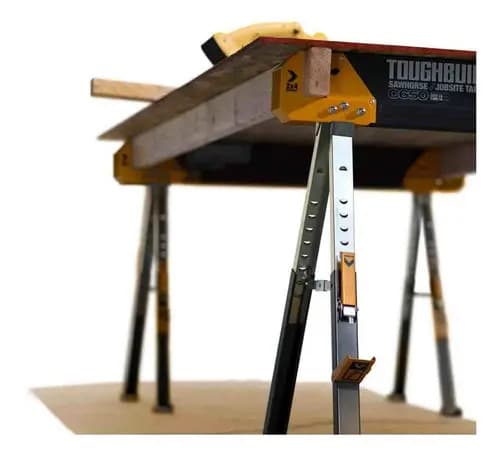 Caballetes 2pzs Mesa Trabajo Plegable Toughbuilt