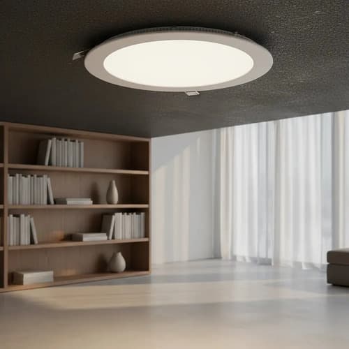 Plafón Led Embutido Dense 12w 6000k Luz Fría Aluminio Techo