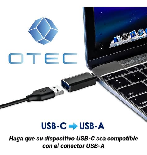 Adaptador Otg Usb 3.0 Hembra A Tipo C Macho Ad17