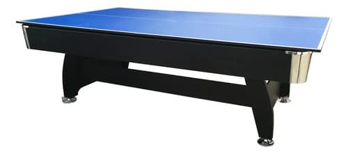 Mesa De Pool 3 En 1 - Pool + Ping Pong + Mesa De Comedor Azul