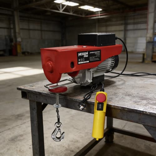 Aparejo Eléctrico Hessen 200kg 450w 1 Año Garantia