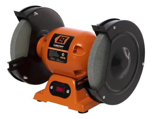 Amoladora De Banco Piedra Esmeril 550w 8'' Lusqtoff Ab-550 Color Naranja