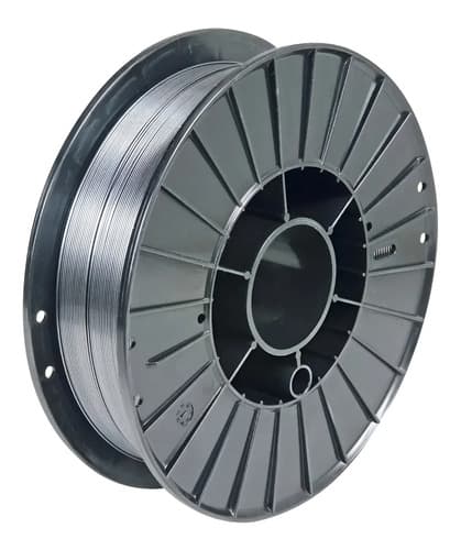 Alambre Soldar Mig Sin Gas Flux 0.8mm 5kg Lusqtoff Lqflux085 Plateado