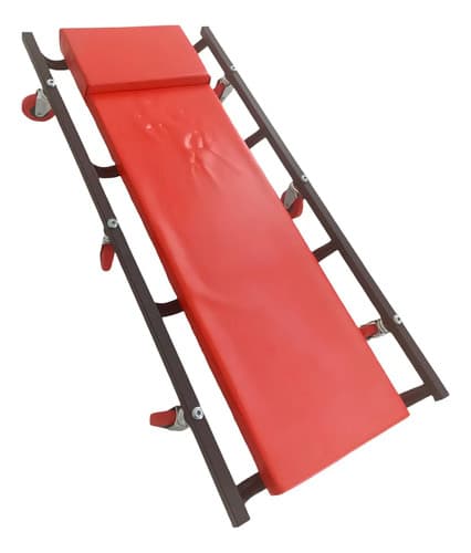Camilla Mecánico Usa Tools Fr3601 Rojo Acero 6 Ruedas Soporta 150kg