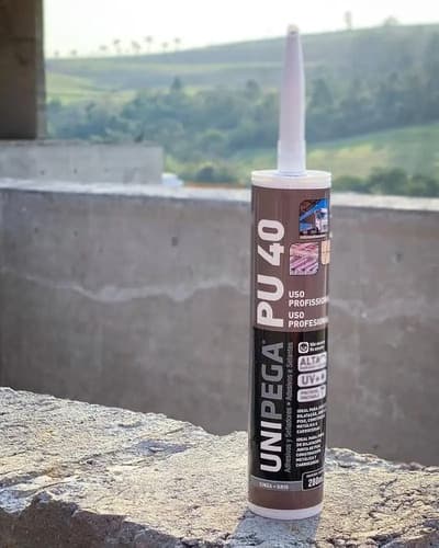 Sellador Poliuretano Pu40 Blanco Adhesivo 280g Unipega
