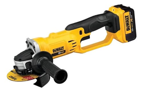 Amoladora Angular Inalámbrica Dewalt Dcg412m2 Color Amarillo 405 w 220 v + Accesorios