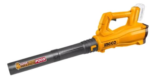 Sopladora Inalambrica 15000rpm Ingco Bateria Y Cargador Color Amarillo
