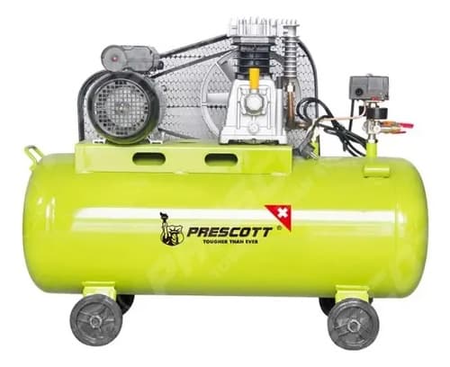 Compresor De Aire Pcraft Prescott 200 Lt 2 Hp Electrico Verde 50 Monofásica