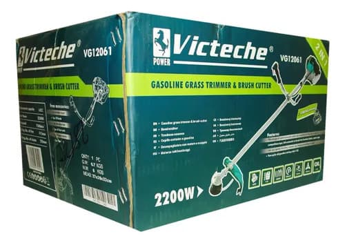 Guadaña Motor A Gasolina 7500 Rpm 63.3cc 4hp Victeche