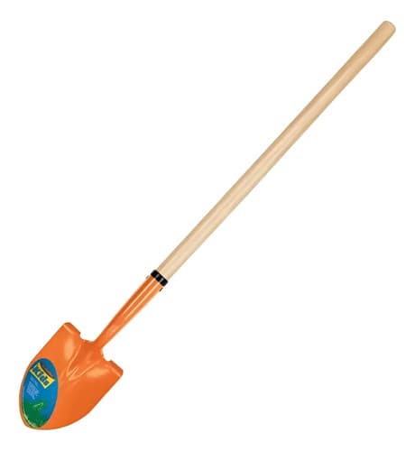 Pala Jardín Punta Huevo Truper Mimbral Naranja