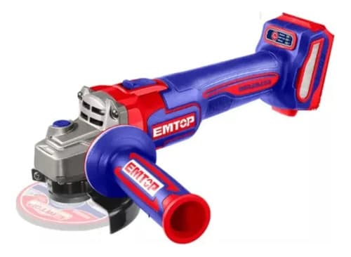 Kit Taladro Inalámbrico Y Amoladora 115mm A Bateria Emtop