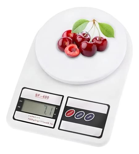 Balanza De Cocina Digital Genérica Sf-400 Blanca Blanco