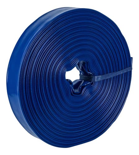 Manguera Plana P/descarga De Agua, 2 X 50 M, Truper 100862 Color Azul
