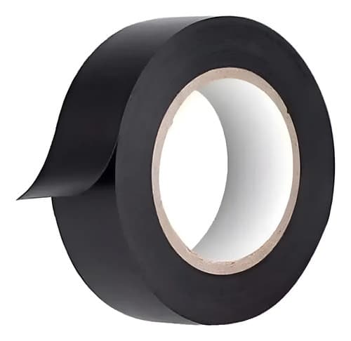 Cinta Aisladora De Pvc 19mm X 10mts Negro Lisa