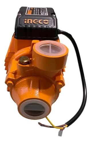 Bomba Periférica Ingco 1/2hp 35m Caudal 35l/min Vpm3701-ynte Naranja 50 Hz/60 Hz