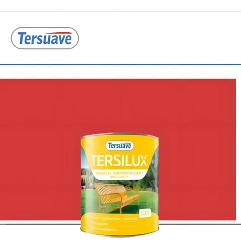 Multipropósito Convertidor Brillante Esmalte Tersuave 1l Color Bermellón